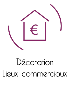 Pictgramme déco de lieux commerciaux